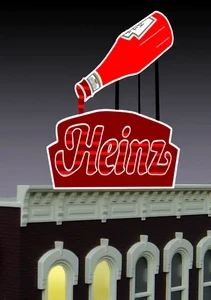 Miller Engineering ~ HO or O Scale ~ Heinz Billboard Small ~ 1082
