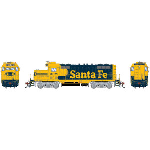Athearn Genesis ~ HO Scale ~ GP7u ~ Santa Fe #2198 ~ DCC Sound ~ 3246