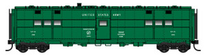 Walthers Proto ~ HO Scale ~ Lighted ~ ACF-Built Troop Kitchen Car ~ US Army Kitchen #200 ~ 920-17902