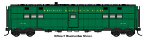 Walthers Proto ~ HO Scale ~ ACF-Built Troop Kitchen Car ~ Troop Kitchen #K495 ~ 920-27901