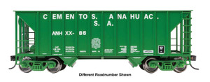 Walthers Mainline ~ 34' 100-Ton 2-Bay Hopper ~ Cementos #ANHXX-101 ~ 910-56637