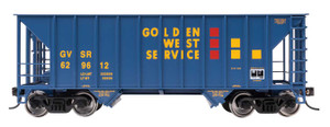 WalthersMainline ~ 34' 100-Ton 2-Bay Hopper ~ Golden West #629612 ~ 910-56640