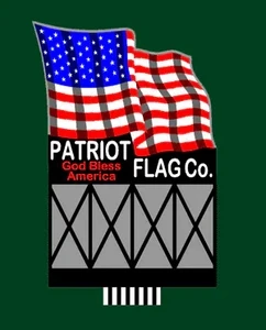 Miller Engineering ~ HO or O ~ Patriot Flag Co. ~ Animated Sign ~ 9482
