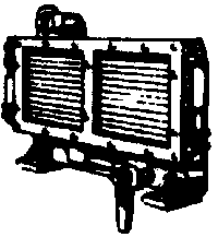 Cal Scale ~ HO Scale ~ Steam Locomotive Air Compressor Radiator ~ 226