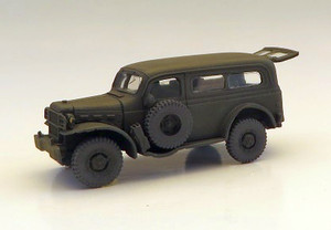Trident Miniatures ~ HO Scale ~ US Army Vehicles ~ Dodge WC-53 Radio Car ~ Resin Kit ~ 87179