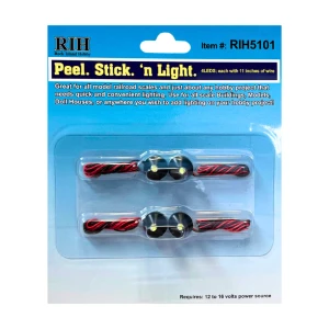 Rock Island Hobbies ~ Peel Stick 'n Lights ~ 4 Pack ~ LED ~ 5101