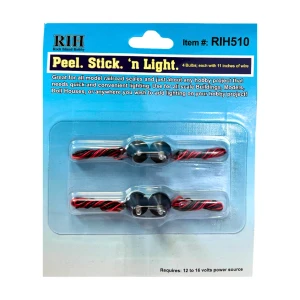 Rock Island Hobbies ~ Peel Stick 'n Lights ~ 4 Pack ~ Bulbs ~ 510