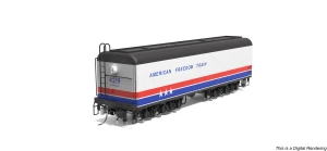 Broadway Limited ~ HO Scale ~ DLMX 4219 Auxiliary Water Tender ~ American Freedom Train ~ 10576
