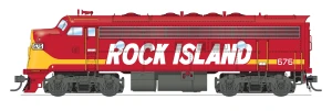 Broadway Limited ~ HO Scale ~ EMD F7A ~ Rock Island #676 ~ DCC Sound ~ 10560