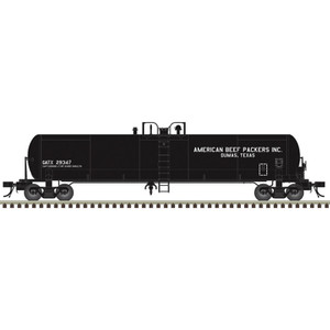 Atlas ~ N Scale ~ 20,700 Gallon Tank Car ~ American Beef Packers GATX #29347 ~ 50007798