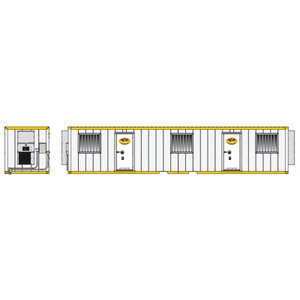 Atlas ~ N Scale ~ Mobile Office Container ~ Eagle Leasing ~ 70000314