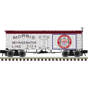 Atlas ~ HO Scale ~ 36' Wood Reefer ~ Morris Refrigerator Line #7171 (Supreme) ~ 20008488