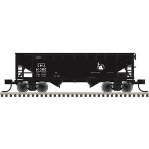 Atlas ~ HO Scale ~ Trainman ~ 2-Bay Offset Side Hopper ~ 3-Pack ~ Jersey Central ~ 20008498