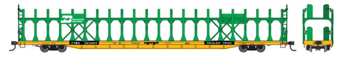 Walthers Mainline ~ HO Scale ~ 89' Flatcar with Bi-Level Open Auto Rack ~ Burlington Northern #963917 ~ 910-8032