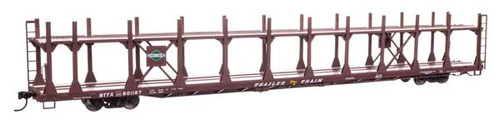 Walthers Mainline ~ HO Scale ~ 89' Flatcar with Bi-Level Open Auto Rack ~ Illinois Central #901187 ~ 910-8038