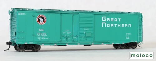 Moloco ~ HO Scale ~ St. Cloud built 50' XM Combo 14-0 Boxcar ~ Great Northern #36696 ~ 70533