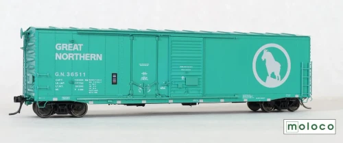 Moloco ~ HO Scale ~ St. Cloud built 50' XM Combo 14-0 Boxcar ~ Great Northern #36511 ~ 70534