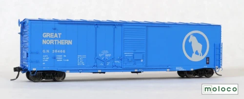 Moloco ~ HO Scale ~ St. Cloud built 50' XM Combo 14-0 Boxcar ~ Great Northern #36466 ~ 70535