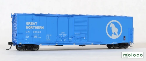 Moloco ~ HO Scale ~ St. Cloud built 50' XM Combo 14-0 Boxcar ~ Great Northern #36523 ~ 70535