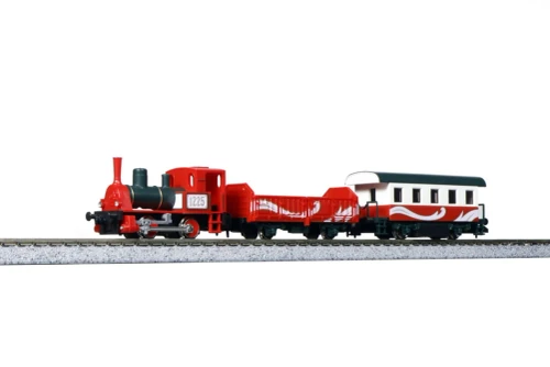Kato ~ N Scale ~ Pocket Line Christmas Starter Set ~ 0-4-0T ~ DC ~ 107-0200