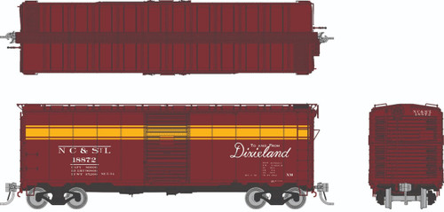 Rapido ~ HO Scale ~ AAR 40' Boxcar ~ Nashville, Chattanooga & St Louis #18570 ~ 1011012A
