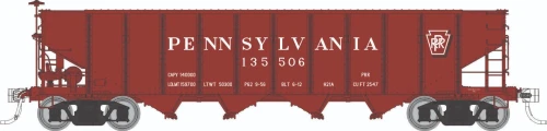 Rapido ~ HO Scale ~ H21E 4-Bay Hopper ~ 6-Pack ~ Pennsylvania ~ 1137005