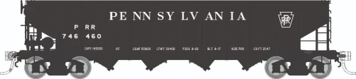 Rapido ~ HO Scale ~ H21E 4-Bay Hopper ~ 6-Pack ~ Pennsylvania ~ 1137006
