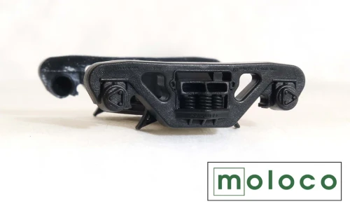 Moloco ~ HO Scale ~ 70 Ton National C-1 RB Trucks Sideframes, Brake Units & Screws / Washers ~ 3 Pairs ~ TRK8