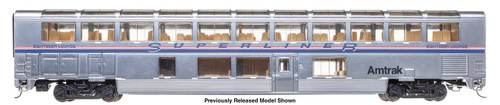 WalthersProto ~ HO Scale ~ Lighted ~ 85' Bombardier Superliner II Sightseer Lounge ~ Amtrak #33030 ~ Phase IV ~ 920-12093