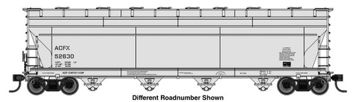 Walthers Mainline ~ HO Scale ~ ACF 5250 4-Bay Centerflow Covered Hopper ~ ACFX #52644 ~ 910-49221