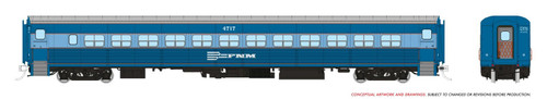 Rapido ~ HO Scale ~ Lighted ~ Hawker Siddeley RT-85 Mexico Coach ~ Ferronales #4736 ~ 1062036