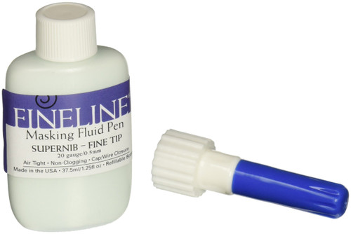 Fineline Applicator ~ Masking Fluid Pen ~ 20 Gauge Fine Tip ~ 1.25oz ~ 4449-1113