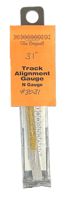 Ribbonrail ~ N Scale ~ 5" Track Alignment Gauges ~ Curved ~ 31" Radius ~ 8031