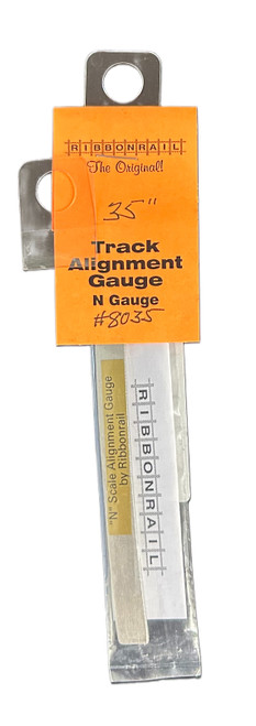 Ribbonrail ~ N Scale ~ 5" Track Alignment Gauges ~ Curved ~ 35" Radius ~ 8035