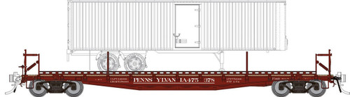 Rapido ~ HO Scale ~ 50' Trailer on Flatcar with Trailer ~ Pennsylvania #475349 ~ 138016