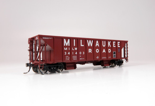 Rapido ~ HO Scale ~ NSC Ballast Hopper ~ Milwaukee Road #341432 ~ 158010A