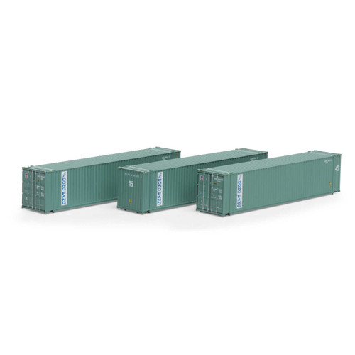 Athearn ~ N Scale ~ 45' Container ~ 3-Pack ~ Dong Fang ~ 17896