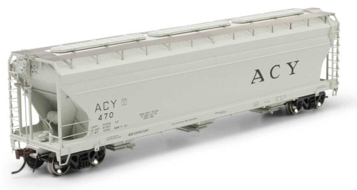 Athearn Genesis ~ HO Scale ~ ACF 4600 3-Bay Center Flow Hopper ~ Akron, Canton & Youngstown ACY #470 ~ 15428