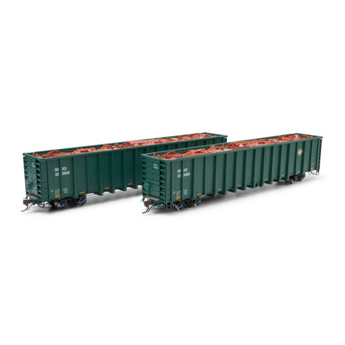 Athearn Genesis ~ HO Scale ~ NSC 6400 Gondola ~ 2-Pack ~ IWXX #220033, #220050 ~ 76724
