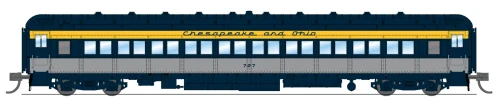 Broadway Limited ~ N Scale ~ Heavyweight 5-Car Passenger Set ~ Chesapeake & Ohio ~ 10760