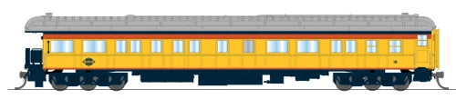 Broadway Limited ~ N Scale ~ Heavyweight Business Car ~ Chessie Steam Special #18 ~ 10772