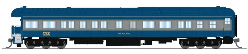 Broadway Limited ~ N Scale ~ Heavyweight Business Car ~ CSX (Philadelphia) ~ 10774