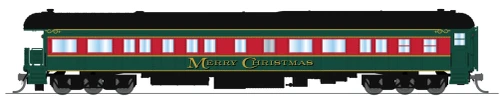 Broadway Limited ~ N Scale ~ Heavyweight Business Car ~ Merry Christmas ~ 10780