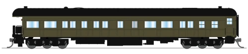 Broadway Limited ~ N Scale ~ Heavyweight Business Car with Balloon Roof ~ Unlettered ~ 10782