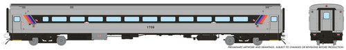Rapido ~ HO Scale ~ Comet I Coach ~ NJ Transit #1709 ~ 1084047