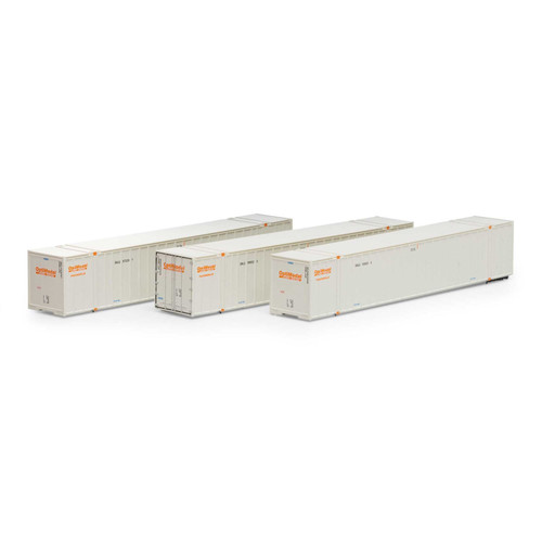 Athearn ~ N Scale ~ 53' Stoughton Containers ~ 3-Pack ~ Optimodal ~ Set 1 ~ 17314