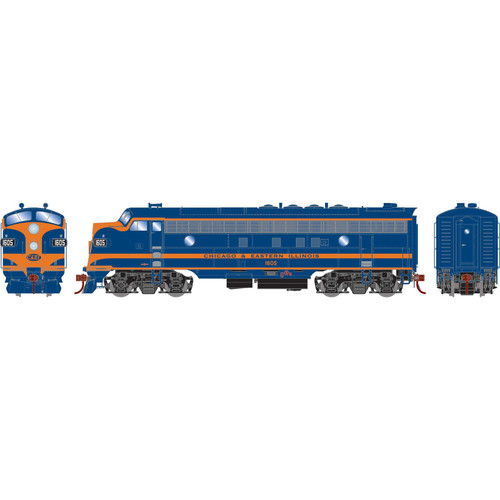 Athearn Genesis ~ HO Scale ~ FP7 ~ Chicago & Eastern Illinois #1605 ~ DCC & Sound ~ 19710