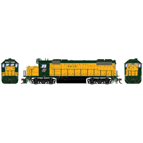 Athearn Genesis ~ HO Scale ~ GP38-2 ~ Chicago & North Western #4616 ~ DC ~ 3391