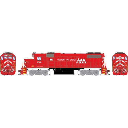 Athearn Genesis ~ HO Scale ~ GP38-2 ~ Vermont Railway System #202~ DCC Sound ~ 3442