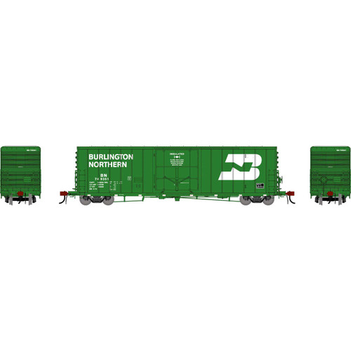 Athearn Genesis ~ HO Scale ~ 50' PC&F Box Car with Plug Door ~ Burlington Northern #749351 ~ 3469